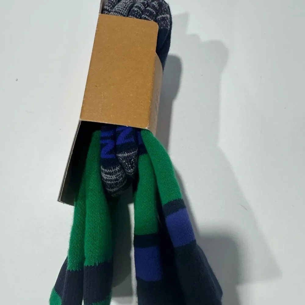 Burton Kids 2-PackSocks - Green and Blue S/M